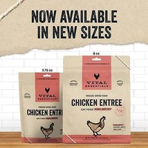 Vital Essentials Cat Freeze Dried Mini Patties Chicken 3.75oz. - £12.58 GBP