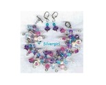 Flower garden loaded charm bracelet and earring set thumb155 crop