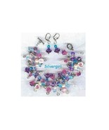 Flower Garden Loaded Charm Bracelet and Earring Set - £39.86 GBP