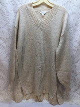 Women&#39;s Sweater Top Pull Over Sweater Shirt Time and True XL (16-18) Cream Color - £10.13 GBP