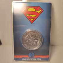 Superman Limited Edition Coin Official DC Comics Collectible Badge Figure - $15.64