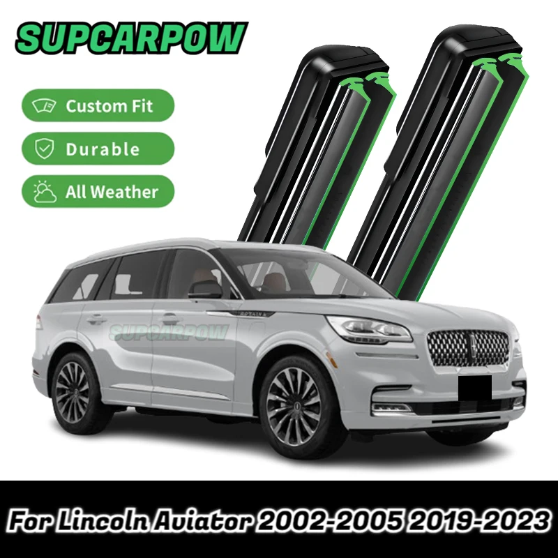 2x Front Windshield Wiper Blades For Lincoln Aviator 2002-2005 2019-2023... - $38.96