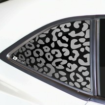 Fits 10-15 Chevy Camaro Quarter Window Leopard Print Spots Vinyl Decal Stickers - £18.37 GBP