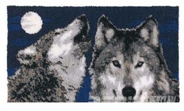 Moon Wolf Latch Hook Rug Kit - £111.64 GBP