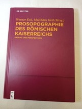 Prosopographie Des Römischen Kaiserreichs : Ertrag Und Perspektiven, Har... - $93.50