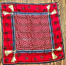Vintage Anne Klein Scarf 34&quot;x34&quot; 100% Silk Scarf Tout Soie - $19.80