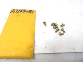 8 NOS OEM Harley Davidson Float Bowl Screws P/N 27139-81 - €10,41 EUR