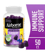 AIRBORNE ELDERBERRY 50 GUMMIES NEW 04/2026 - $9.89