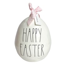 Rae Dunn Artesian Collection Magenta Happy Easter Stoneware Egg w/ Tag 8... - £27.37 GBP