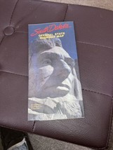 Vintage 1987 Official South Dakota State Highway Travel Road Map - £5.37 GBP