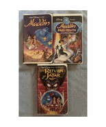 Disney Aladdin VHS Lot (3) - $40.59