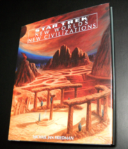 Star Trek New Worlds New Civilizations Michael Jan Friedman 1999 First E... - $24.99