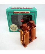 Pacific Giftware Attractives Dachshund Hog Dog S&amp;P Magnetic Salt Pepper ... - $14.70