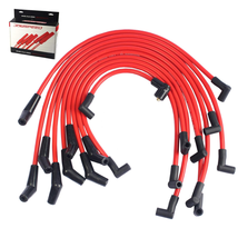 New Red 10.5Mm Racing Spark Plug Wires Set Replacement for Ford 5.0L 5 - £57.12 GBP