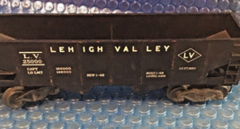 Lionel Lehigh Valley 2500 Black Hopper Model Train Car O Gauge - £14.24 GBP