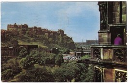 United Kingdom UK Postcard Scotland Castle From Scott Monument - £1.71 GBP