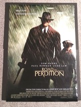 Road to Perdition Promo Movie Theater Poster 2002 w/ Hanks Newman 27&quot;w x... - £15.93 GBP