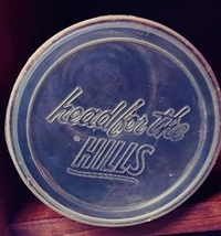 Hills Bros Hald Pound 1960s Coffee Tin with original plastic lid Solder Seam image 5