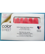 Color Street Solid Nail Polish Strips Full Set Caribbean Coral New - £6.13 GBP