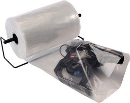 Clear Poly Tubing Tube Plastic Bag Polybags Custom Bags on a Roll 4 Mil - £95.32 GBP+