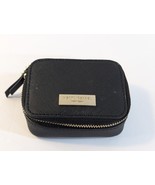 Henri Bendel West 57th Black Leather Pill Box Case Container - $942.37 MXN