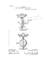 Lemon Pulp Remover And Strainer Patent Print - White - £6.25 GBP+