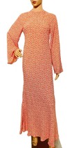 Doen Women&#39;s Floral Printed High Neck Cotton Viscose Long Maxi Gown Dress XL - £126.29 GBP