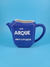 Vintage Restoration Hardware Ceramic Cobalt Blue Pitcher Un Arque Artist... - $359.18 MXN