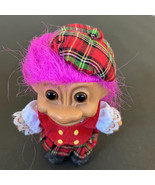 SCOTTISH TROLL Russ Lucky Around World SCOTLAND Fuchsia - $374.09 MXN