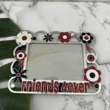 Claires Vintage Y2k Friends 4 Ever Metal Picture Frame Red White Floral 3x5 - £15.60 GBP