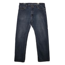 Nautica Jeans Co Men&#39;s 38x34 Dark Denim Straight Leg Relaxed Fit Jean Vt... - $25.16