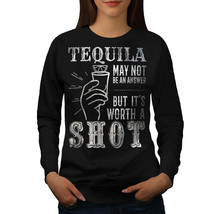 Wellcoda Tequila Shot Party Womens Sweatshirt, Drinks Casual Pullover Jumper - £23.10 GBP+