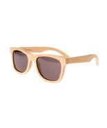 New Premium Wooden Polarized Birch Linden Sunglasses 53mm with Grey Lenses - $39.55
