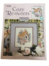 Leisure Arts Cozy Re-tweets Counted Stitch Pattern Birdhouses 3 Designs ... - £3.19 GBP