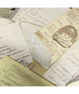 Recipe lot handwritten typed clipped magazine newspraper copied VTG recipes - $33.87 CAD