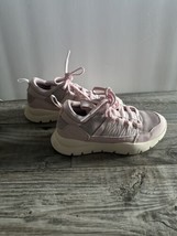Timberland Pink And White Tennis Shoes Little Girls Size 13.5 Lace Up - $26.17