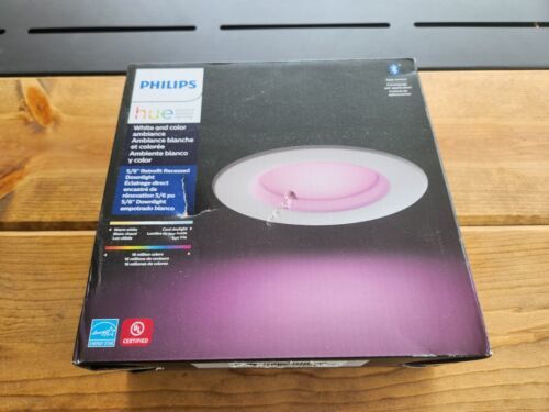 Philips 5996611U5 Hue and Color Ambiance Retrofit Recessed Downlight 5/6 White - $43.56