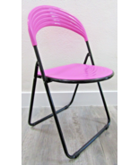 Postmodern Italian Designer Studio GP Pink Folding Chair, 1980s  - $167.31