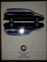 1996 Plymouth Voyager Grand Voyager Original Dealer Sales Brochure Van 96 - $19.79