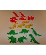 Vintage Marx Prehistoric Animals Plastic Dinosaurs Toys Figurines 17 ass... - $26.99