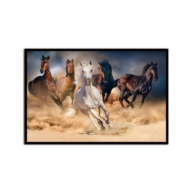 HQ Canvas Print Art Prints on Animal Horses Decorative Home Decor Modular Item image 10