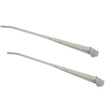 67-72 Chevy &amp; GMC Truck Windshield Wiper Blade Arm Stainless Steel Chrome Pair - £21.99 GBP