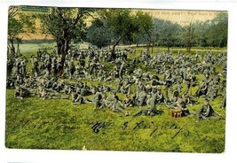 Life in Our Army Royal Scots at Rest Postcard 1906 - $11.88