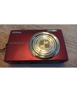Nikon Coolpix S570 Digital camera red DIGITAL - £62.02 GBP