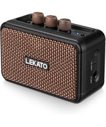 Lekato Mini Electric Guitar Amplifier, Dual Speakers 5W, Rechargeable Gu... - $35.99