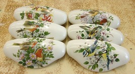 Ceramic Cabinet Drawer Pull 6 domestic bird pairs  (6) - £38.95 GBP