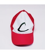 Pokémon Ash Ketchum Hat Embroidered Logos Cap StrapBack Cosplay Costume Hat - £8.46 GBP