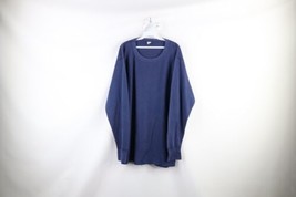Vtg 90s Streetwear Mens 4XL Faded Thermal Waffle Knit Long Sleeve T-Shirt USA - £39.52 GBP