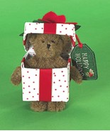 Boyds Bears "HAPPY HOLIDAYS" #4014792- 6" PLUSH Bear- NEW- RETIRED - $18.99