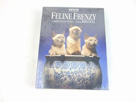 Vintage 1991 Bepuzzled Feline Frenzy 500 Piece Puzzle - £23.35 GBP